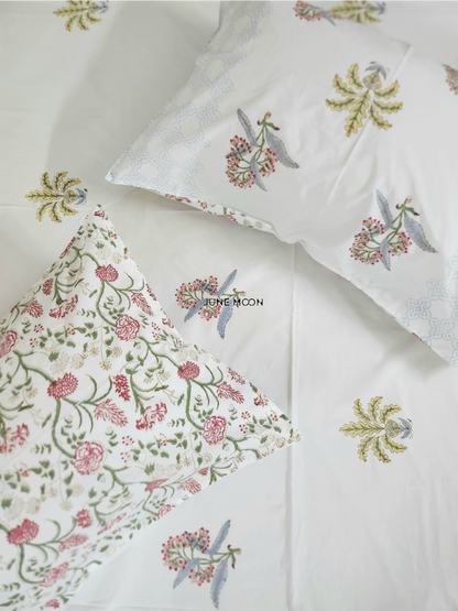 Noor - Block Printed Bedsheet Set