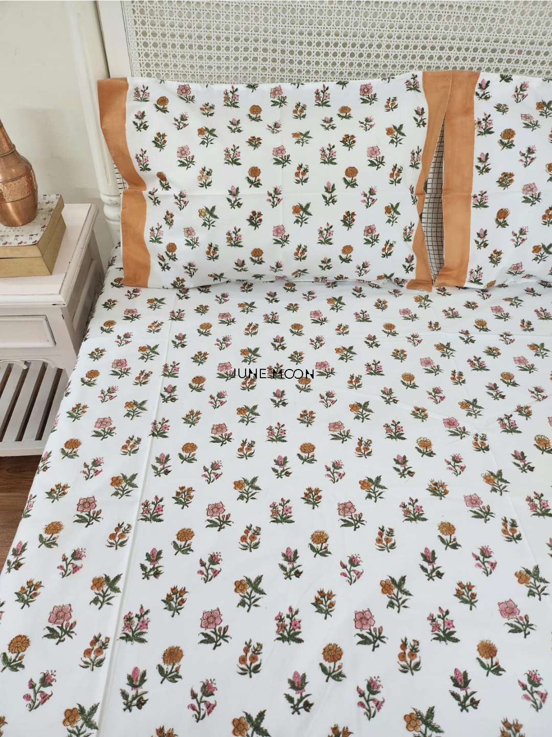 Barfi - Block Printed Bedsheet Set