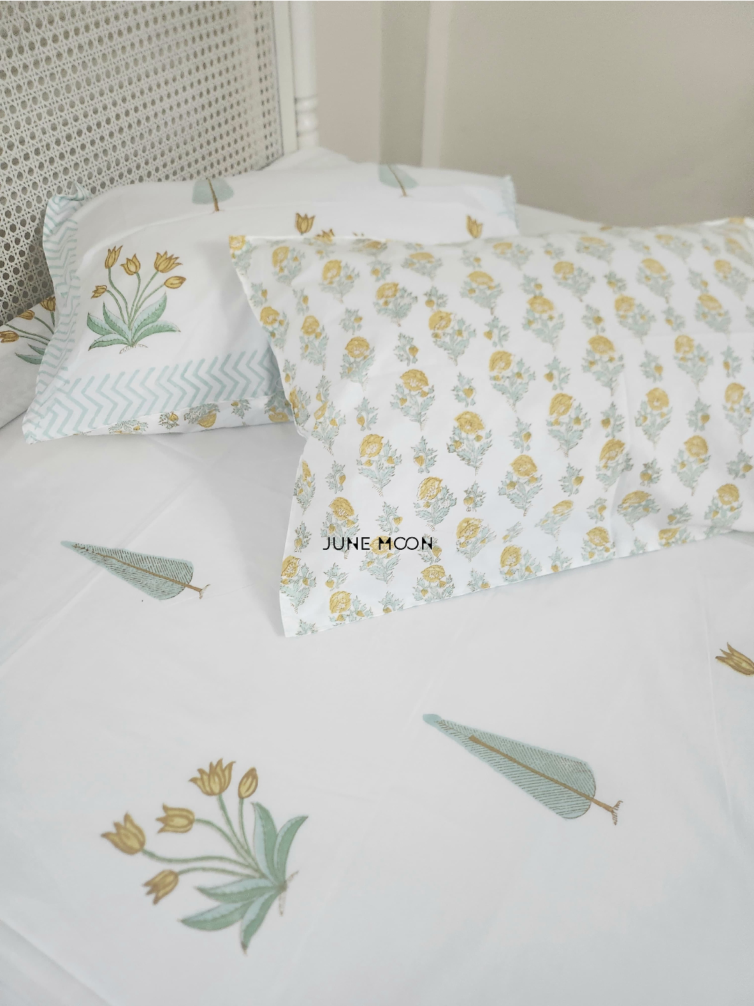 Sunny Nook - Block Printed Bedsheet Set