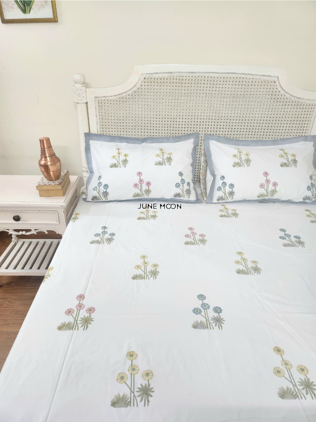 Countryside - Block Printed Bedsheet Set