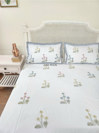 Countryside - Block Printed Bedsheet Set