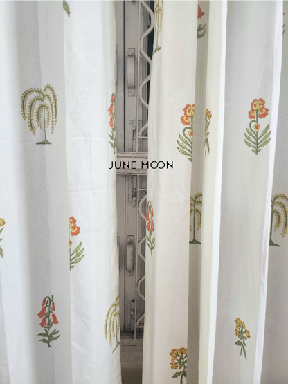 My Little Sunshine - Block Printed Curtains