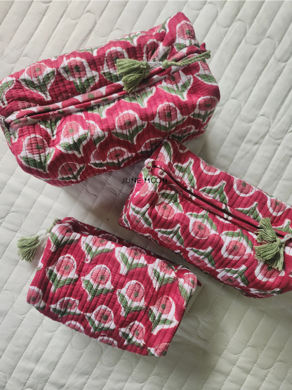 Naveli - Set of 3 Cosmetic Bags