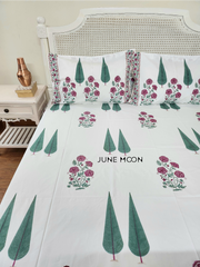 Rose Blush - Set of Dohar & Bedsheet