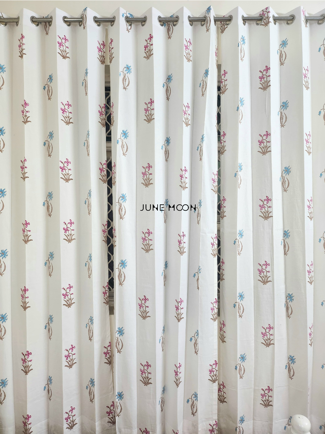 Song of Hope - Block Printed Curtains