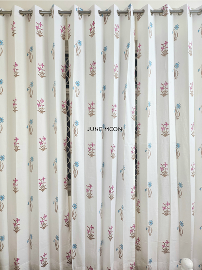 Song of Hope - Block Printed Curtains