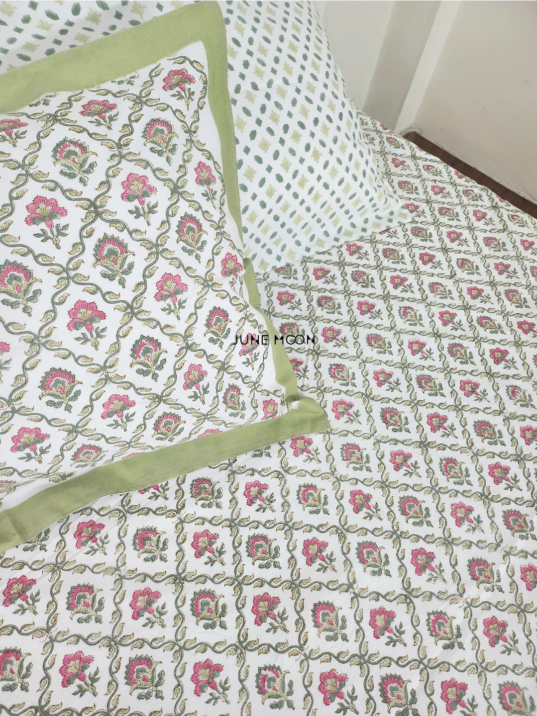 Manmohini - Block Printed Bedsheet Set