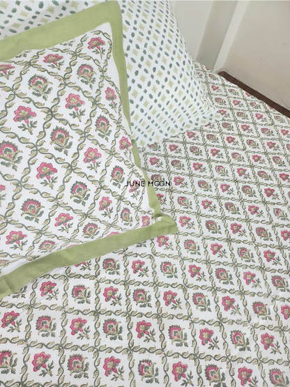 Manmohini - Block Printed Bedsheet Set