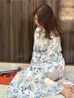 Load image into Gallery viewer, Chaandni - Block Printed Set of Kurta &amp; Pants
