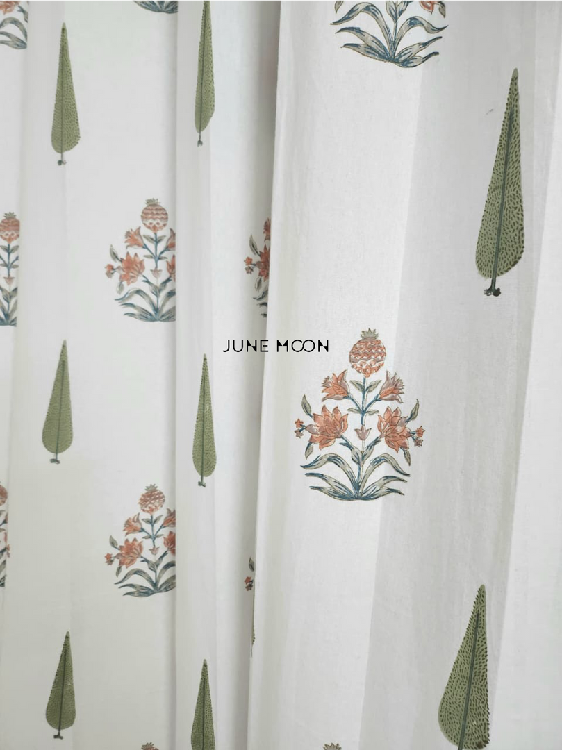Dhaani - Block Printed Curtains