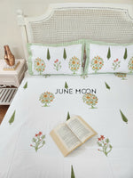 Load image into Gallery viewer, Women of Spring - Block Printed Bedsheet Set
