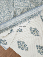 Load image into Gallery viewer, Sensing Serenity - Block Printed Muslin Quilt