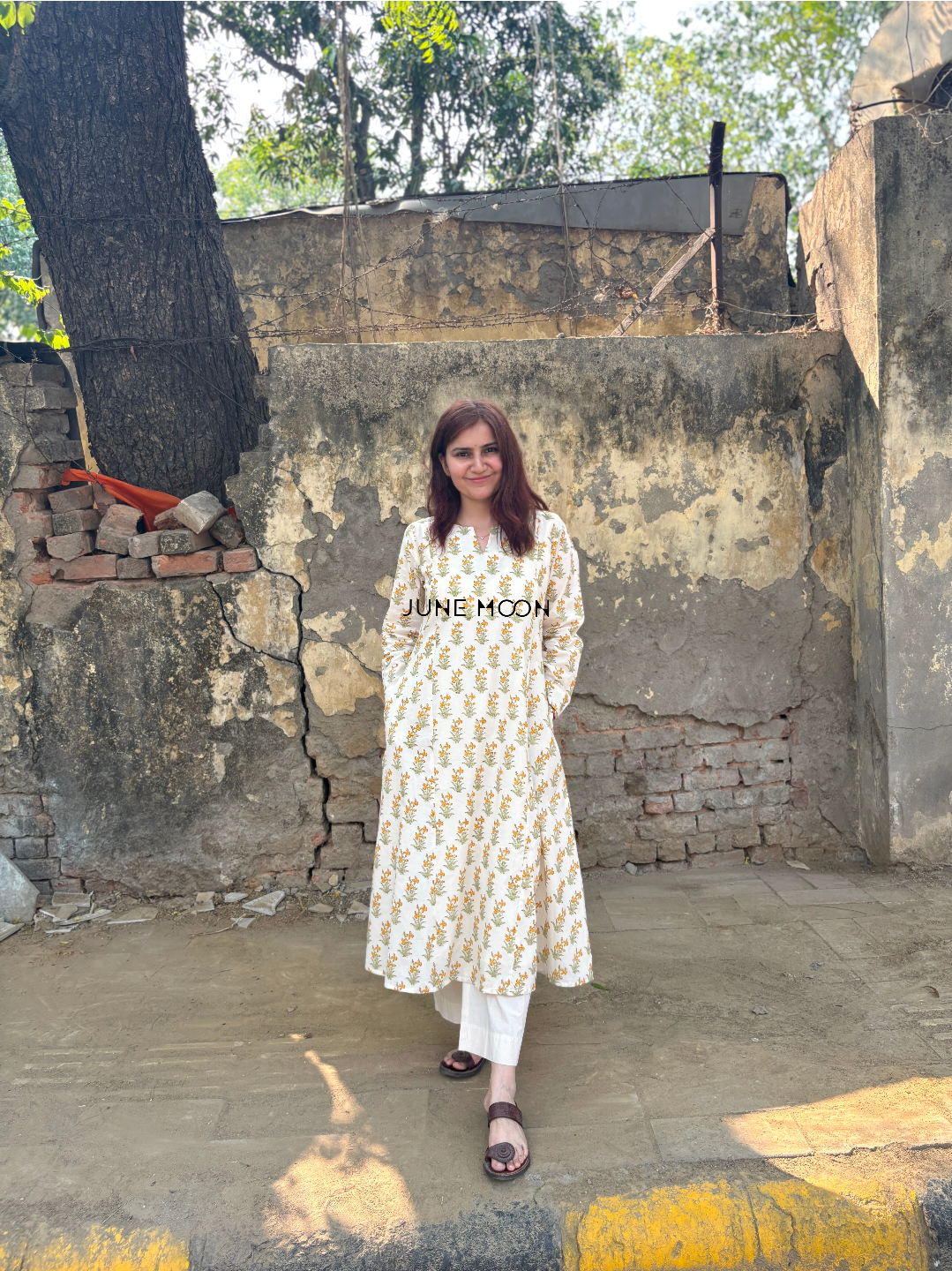 Basanti - Block Printed Kurta