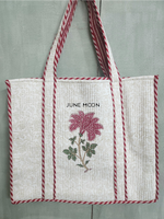 Load image into Gallery viewer, Roza - Block Printed Tote Bag
