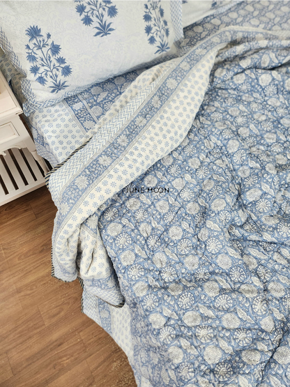 Nyla - Block Printed Muslin Quilt