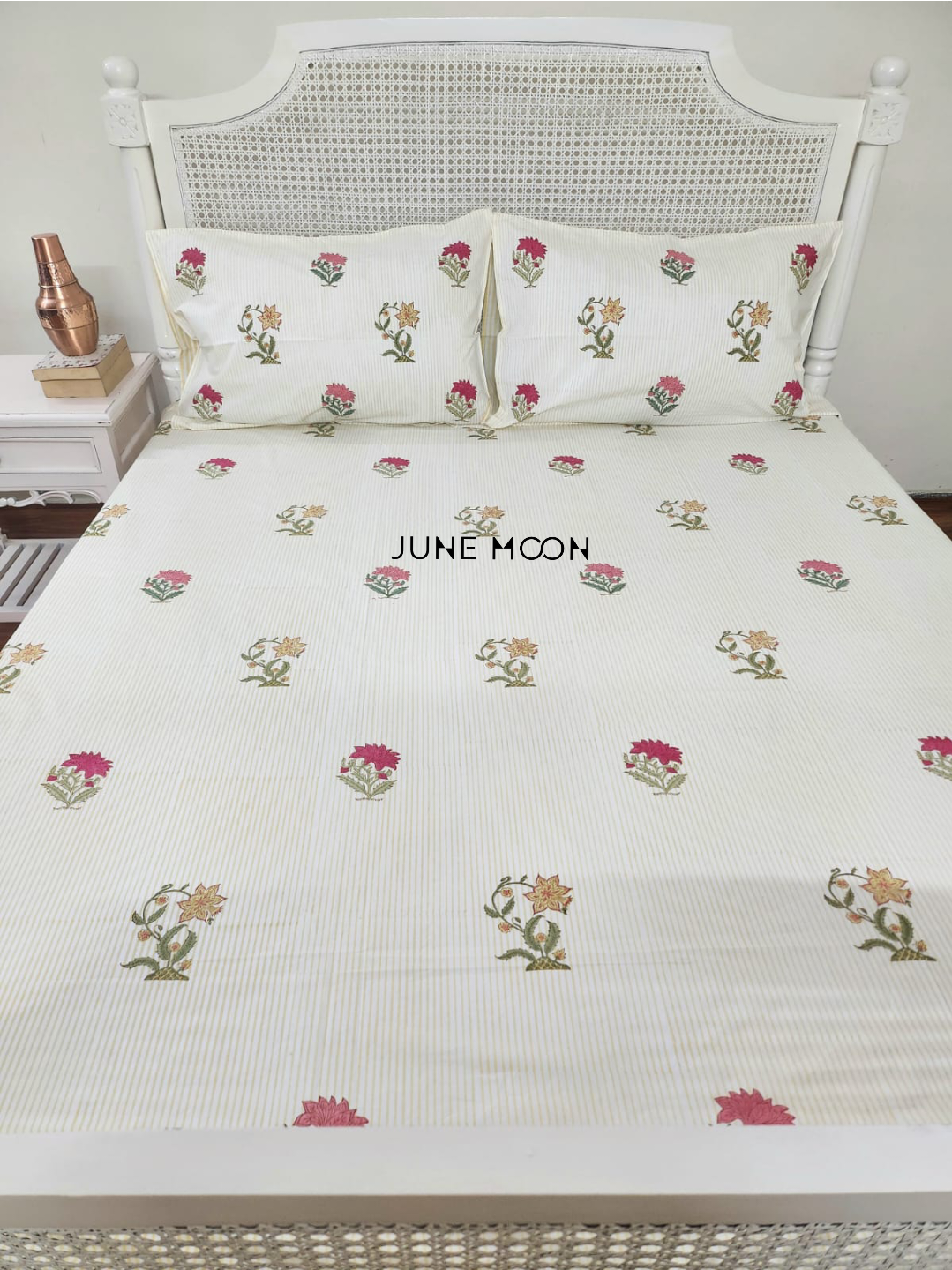 Honey Brook - Block Printed Bedsheet Set