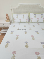 Load image into Gallery viewer, Cosmos - Block Printed Bedsheet Set
