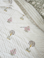 Load image into Gallery viewer, Elle &amp; Rose - Block Printed Muslin Quilt

