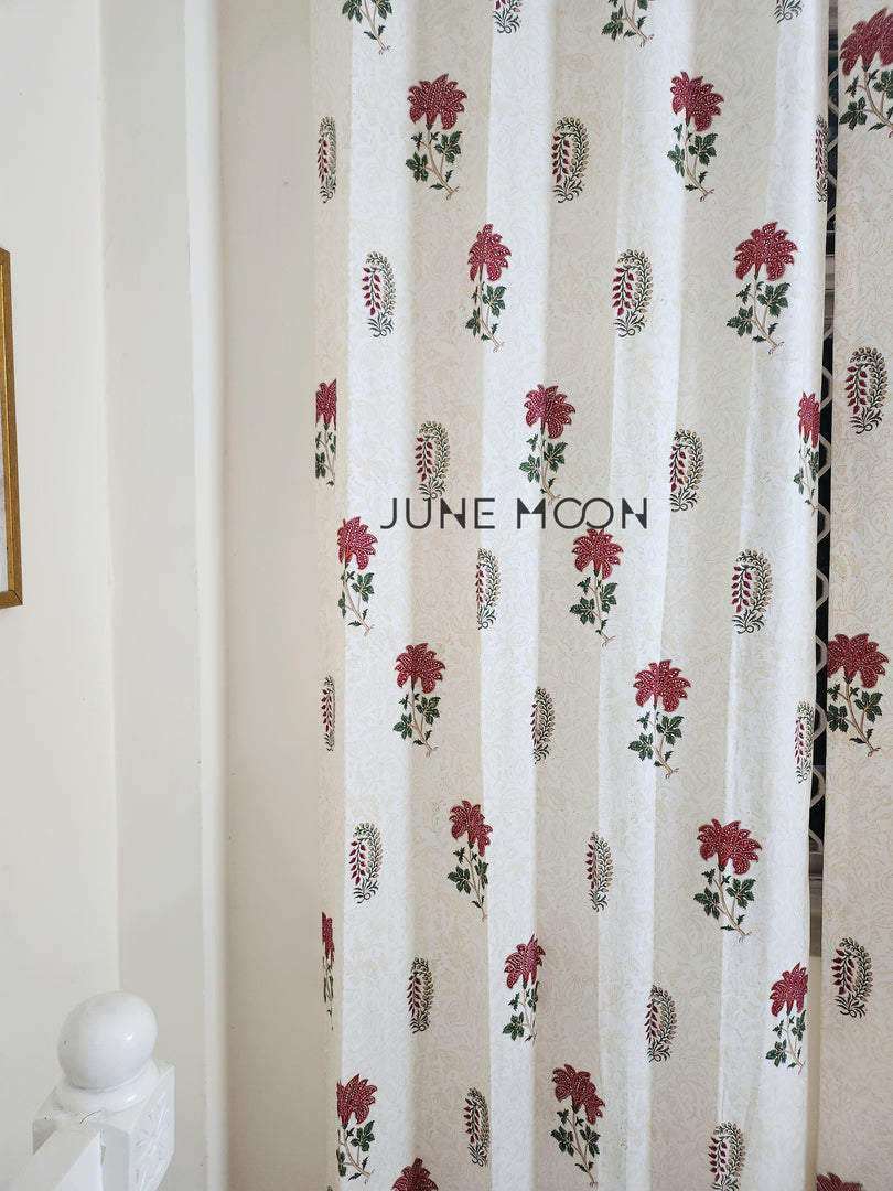 Veda - Block Printed Curtains