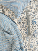 Load image into Gallery viewer, Nehar - Block Printed Muslin Quilt
