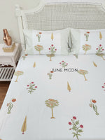 Load image into Gallery viewer, Lady Loves Beauty - Block Printed Bedsheet Set
