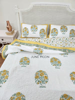 Load image into Gallery viewer, Golden Sand - Quilted Bedcover Set
