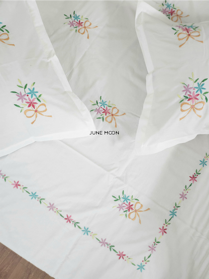 Eliza - Embroidered Bedsheet Set