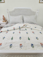 Load image into Gallery viewer, Sun Baked - Block Printed Muslin Quilt