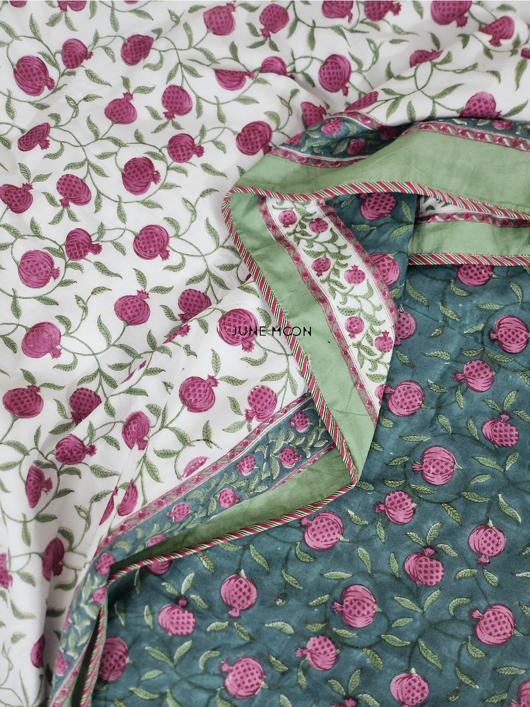Kudrat - Block Printed Muslin Dohar