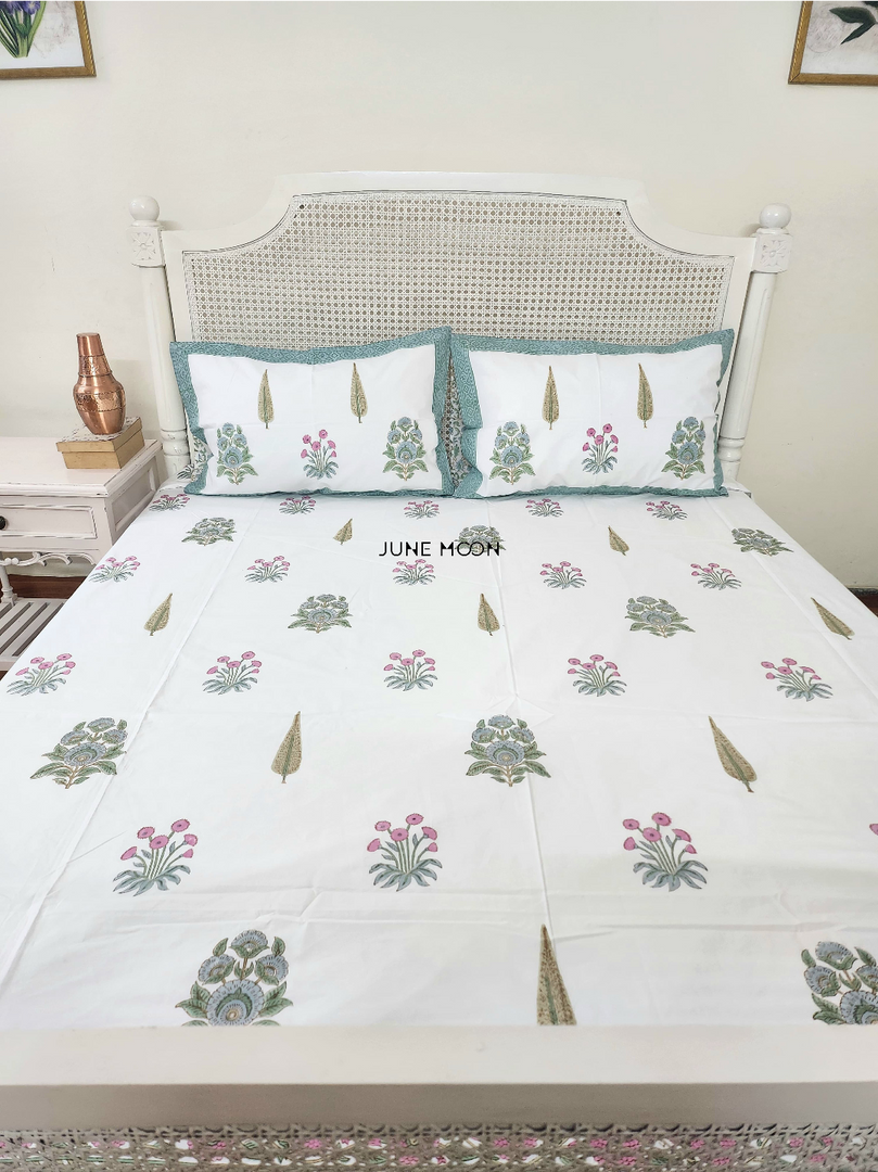 Pretty Woman - Block Printed Bedsheet Set