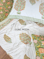 Load image into Gallery viewer, Sunehre Pal - Block Printed Muslin Quilt
