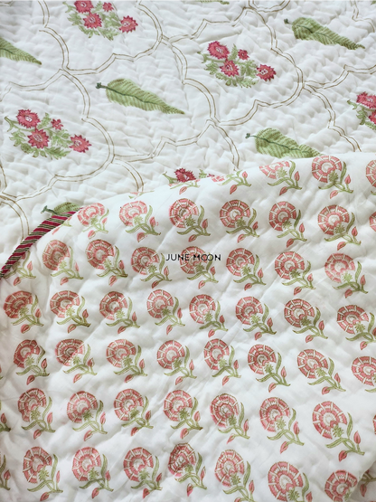 Mehreen - Block Printed Muslin Quilt