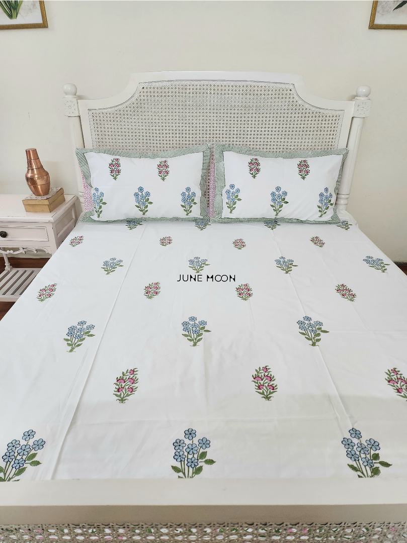Very Merry - Block Printed Bedsheet Set
