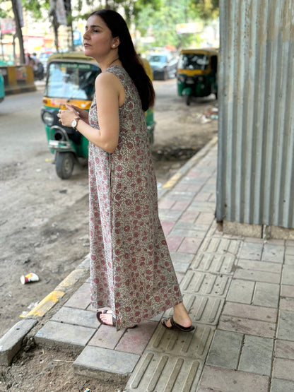 Kismet - Block Printed Cotton Dress