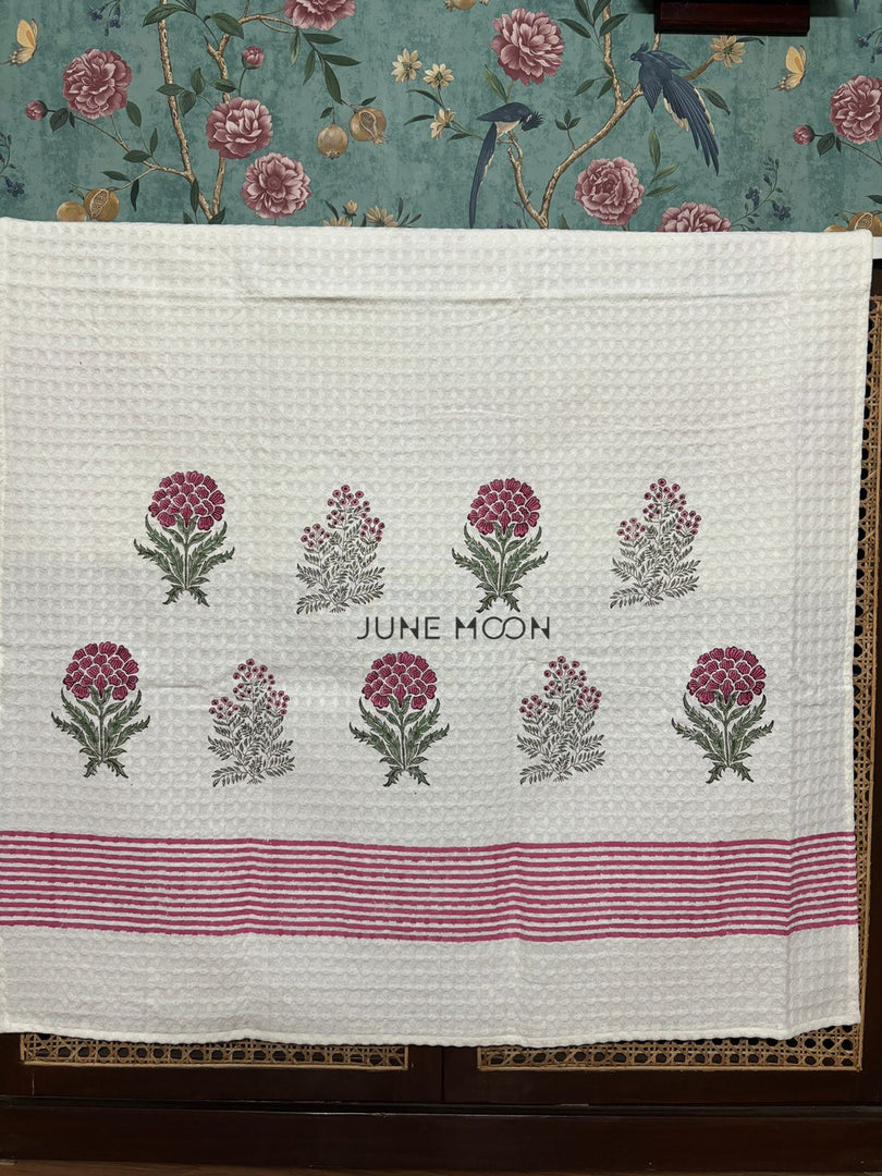 Firdaus - Block Printed Bath Towel