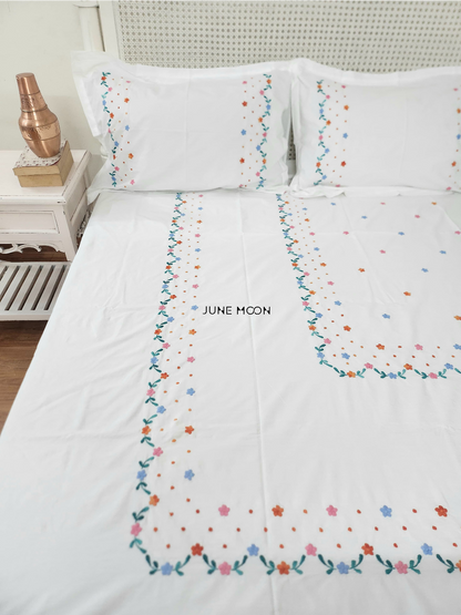 Amberly - Embroidered Bedsheet Set