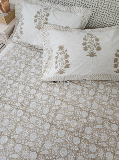 Saundh - Block Printed Bedsheet Set
