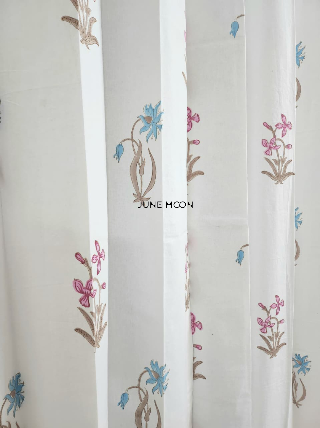 Song of Hope - Block Printed Curtains