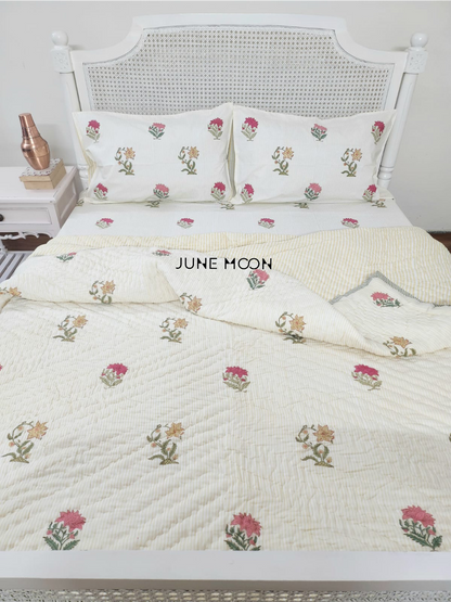 Honey Brook - Set of Quilt &amp; Bedsheet