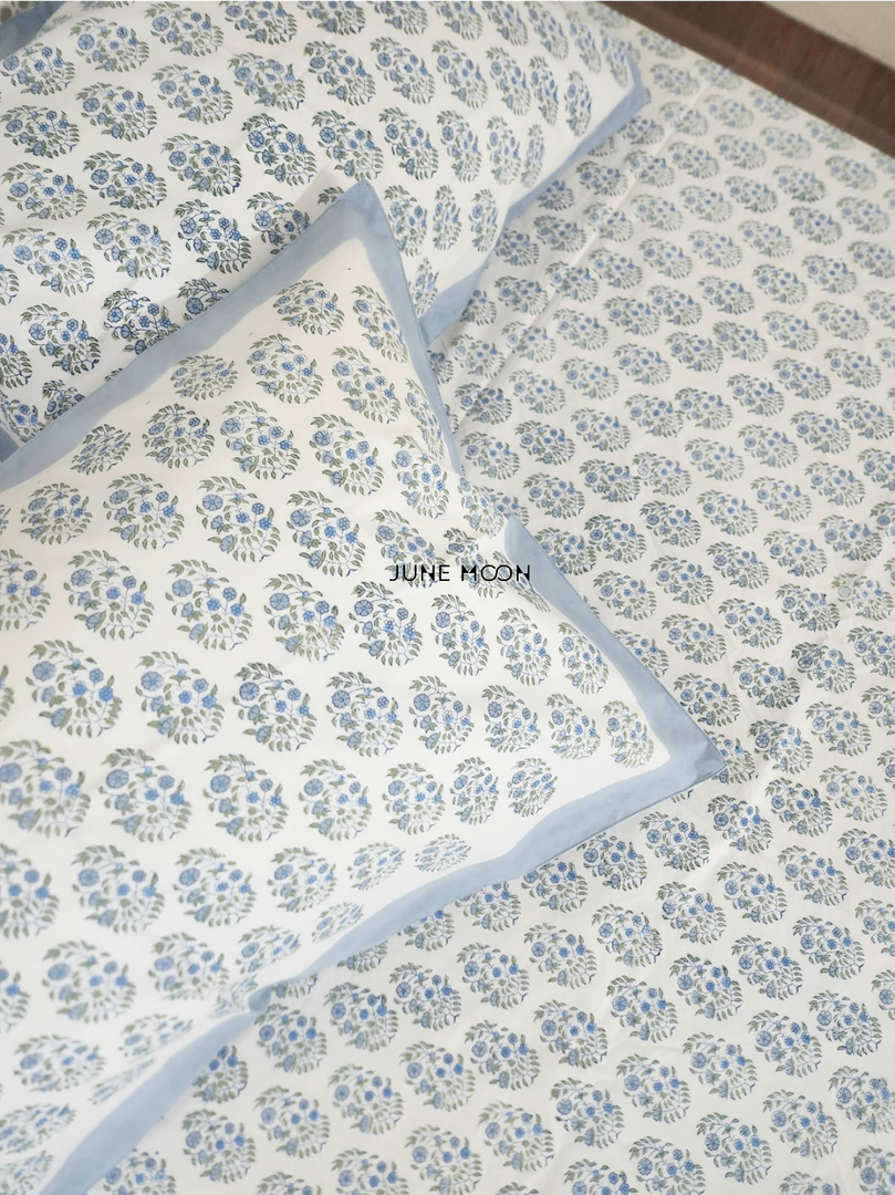 Jodhpur Diaries - Block Printed Bedsheet Set