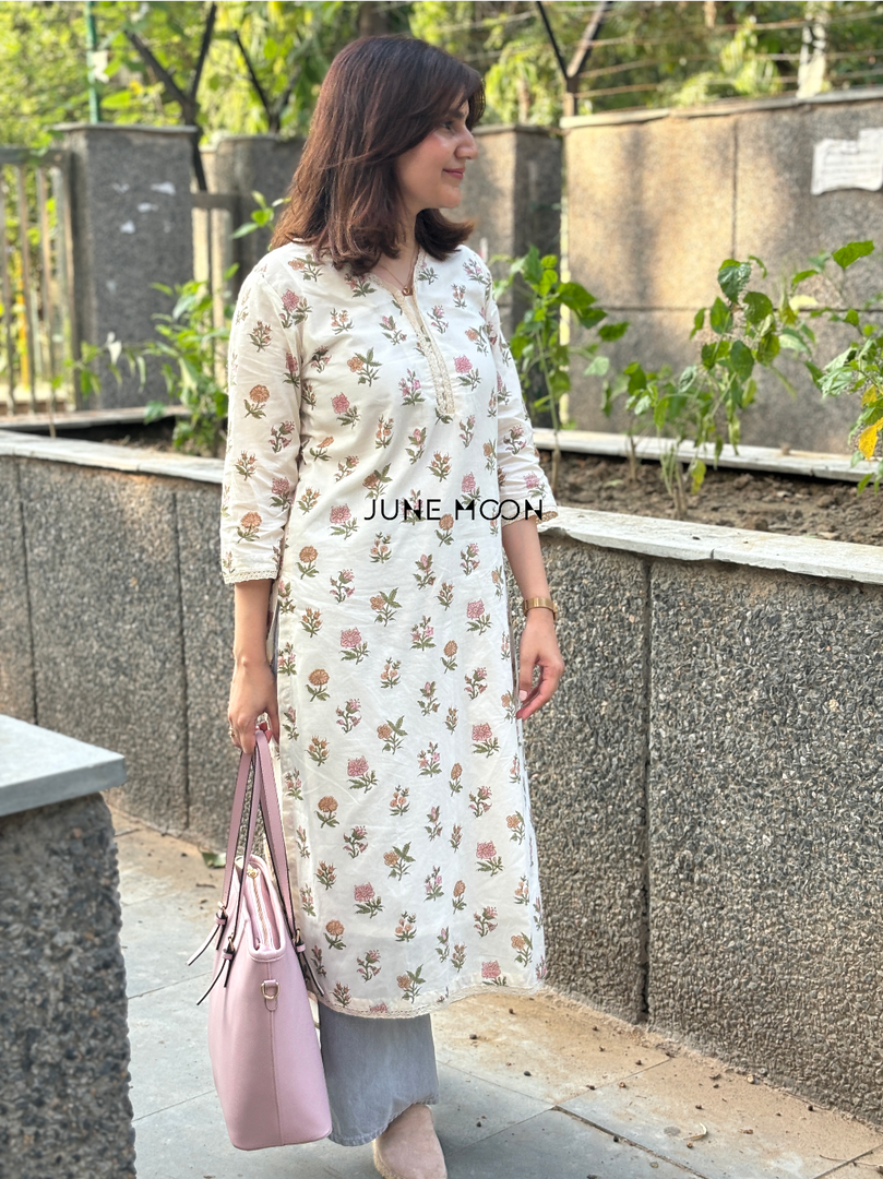 Roohi - Block Printed Kurta