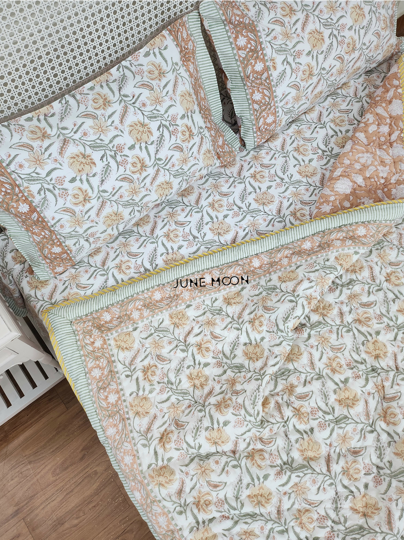 Albeli - Block Printed Muslin Quilt