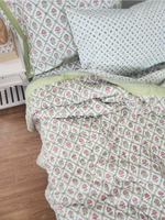 Load image into Gallery viewer, Manmohini - Set of Quilt &amp; Bedsheet