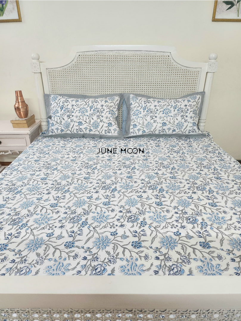Nehar - Block Printed Bedsheet Set