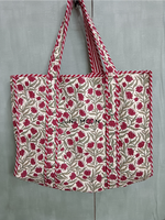 Load image into Gallery viewer, Roza - Block Printed Tote Bag
