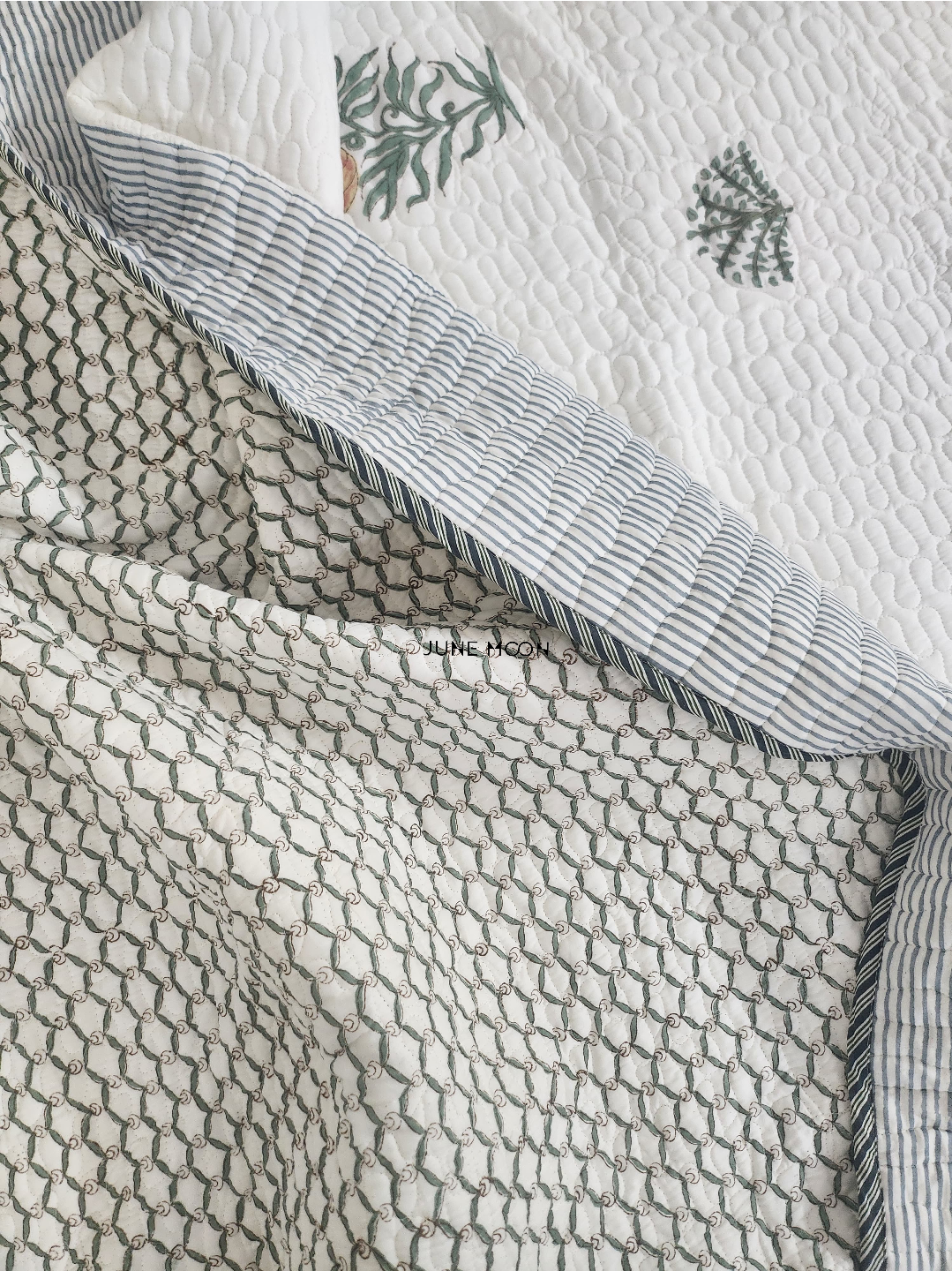 Petals Promise - Quilted Bedcover Set