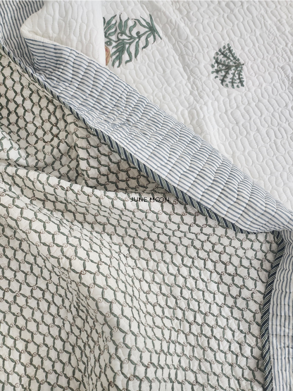 Petals Promise - Quilted Bedcover Set