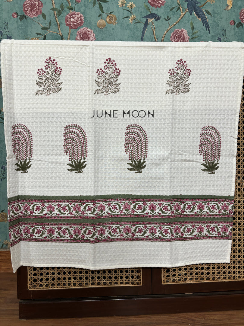 Firdaus - Block Printed Bath Towel
