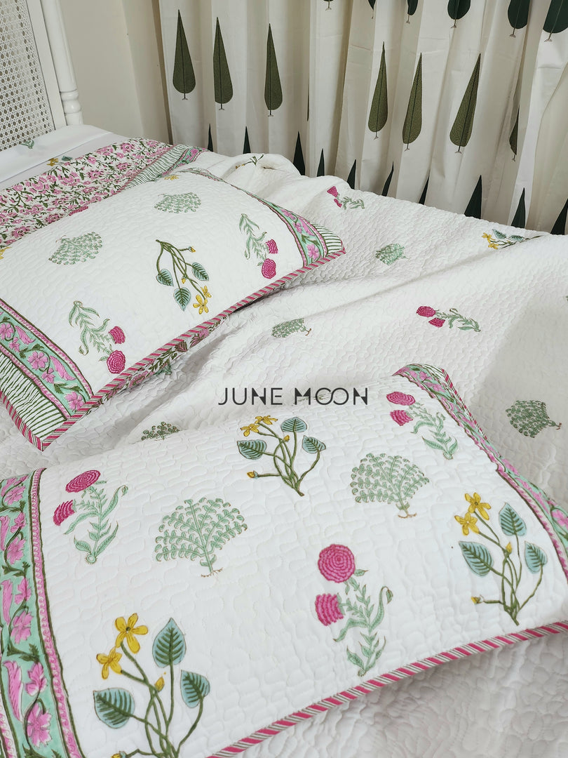 Princess Petals - Quilted Bedcover Set