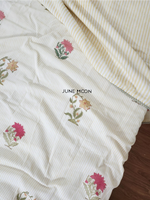 Load image into Gallery viewer, Honey Brook - Block Printed Muslin Dohar
